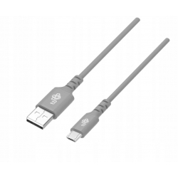 TB Kabel USB-Micro USB 1m silikonowy szary Quick